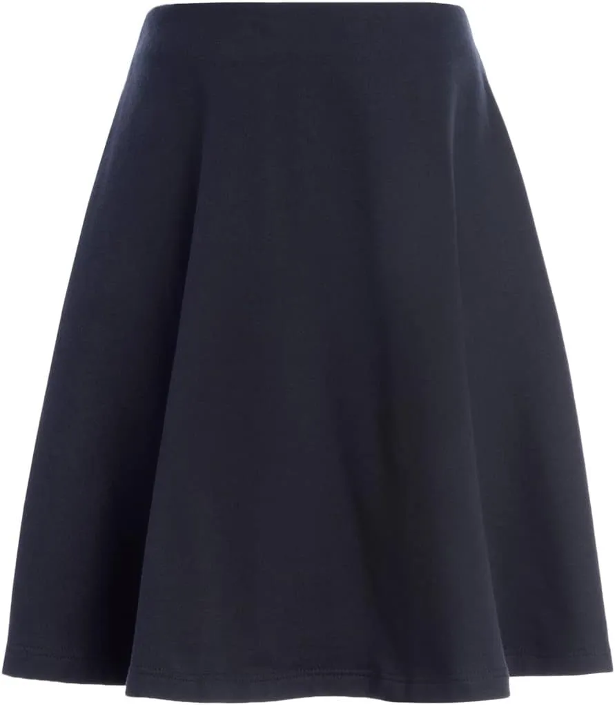 Tommy Hilfiger Girls French Terry Skort with Elastic Waistband, School Uniform