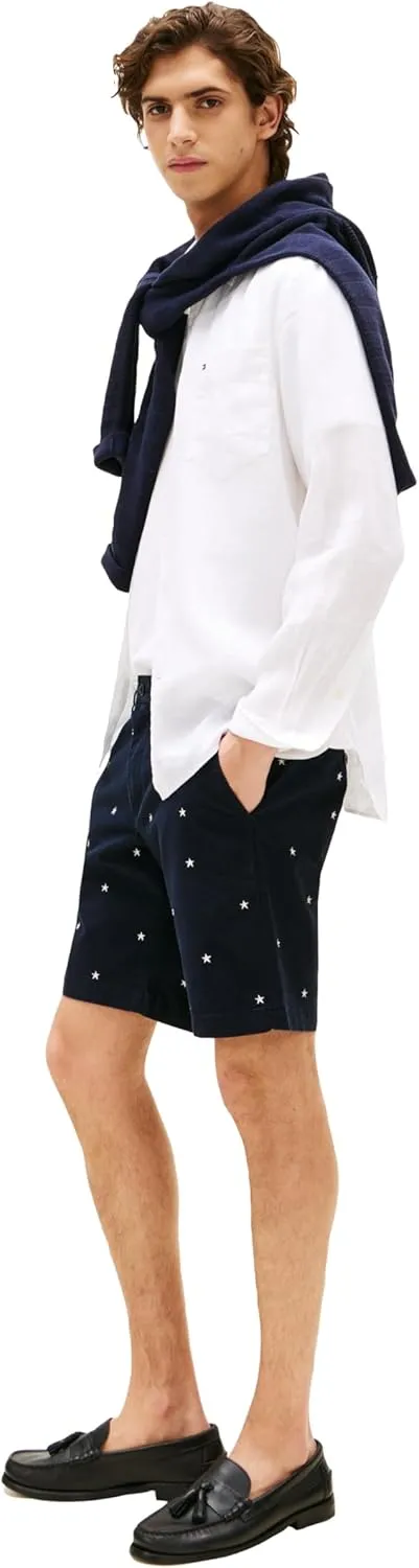 Tommy Hilfiger Men's Casual Cotton Shorts 9 Inch with Stretch, Also Available in Big and Tall