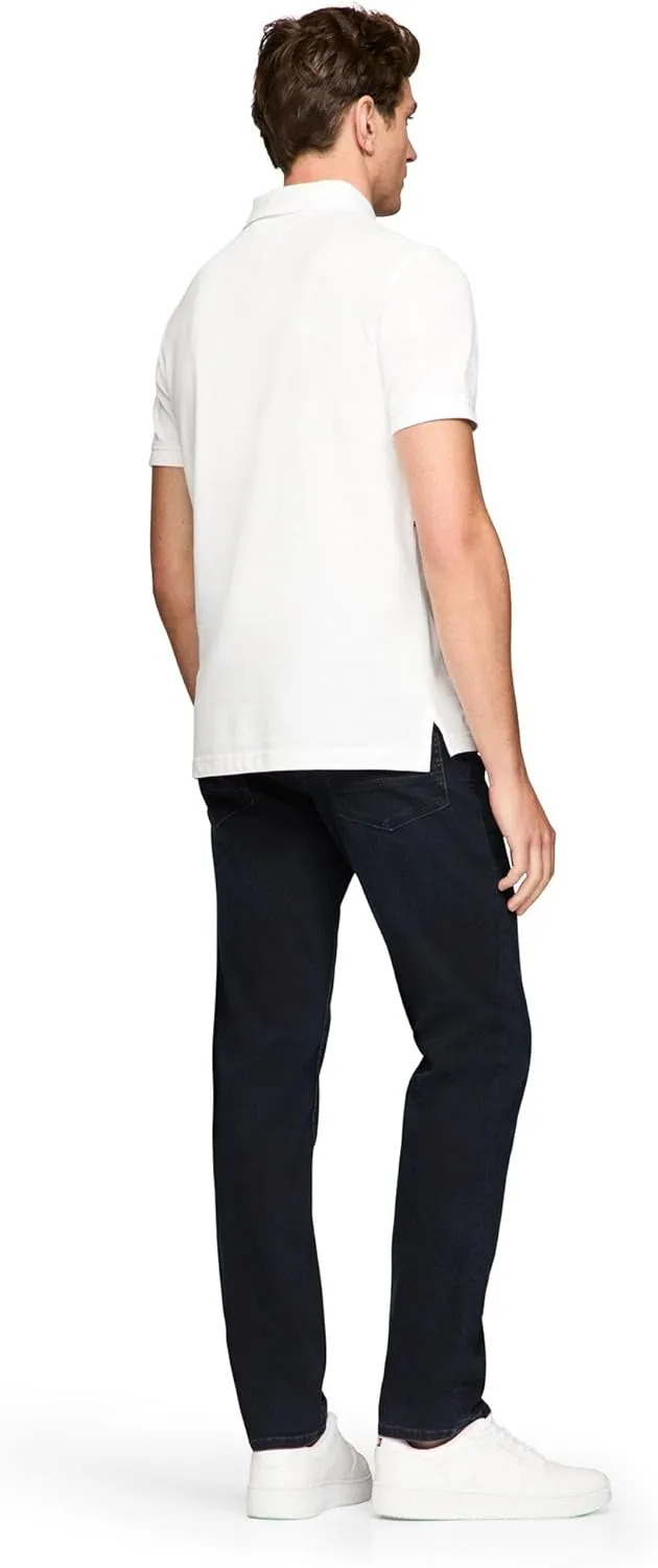 Tommy Hilfiger Men's Short Sleeve Casual Polo Shirts in Regular Fit with Stripe Designs