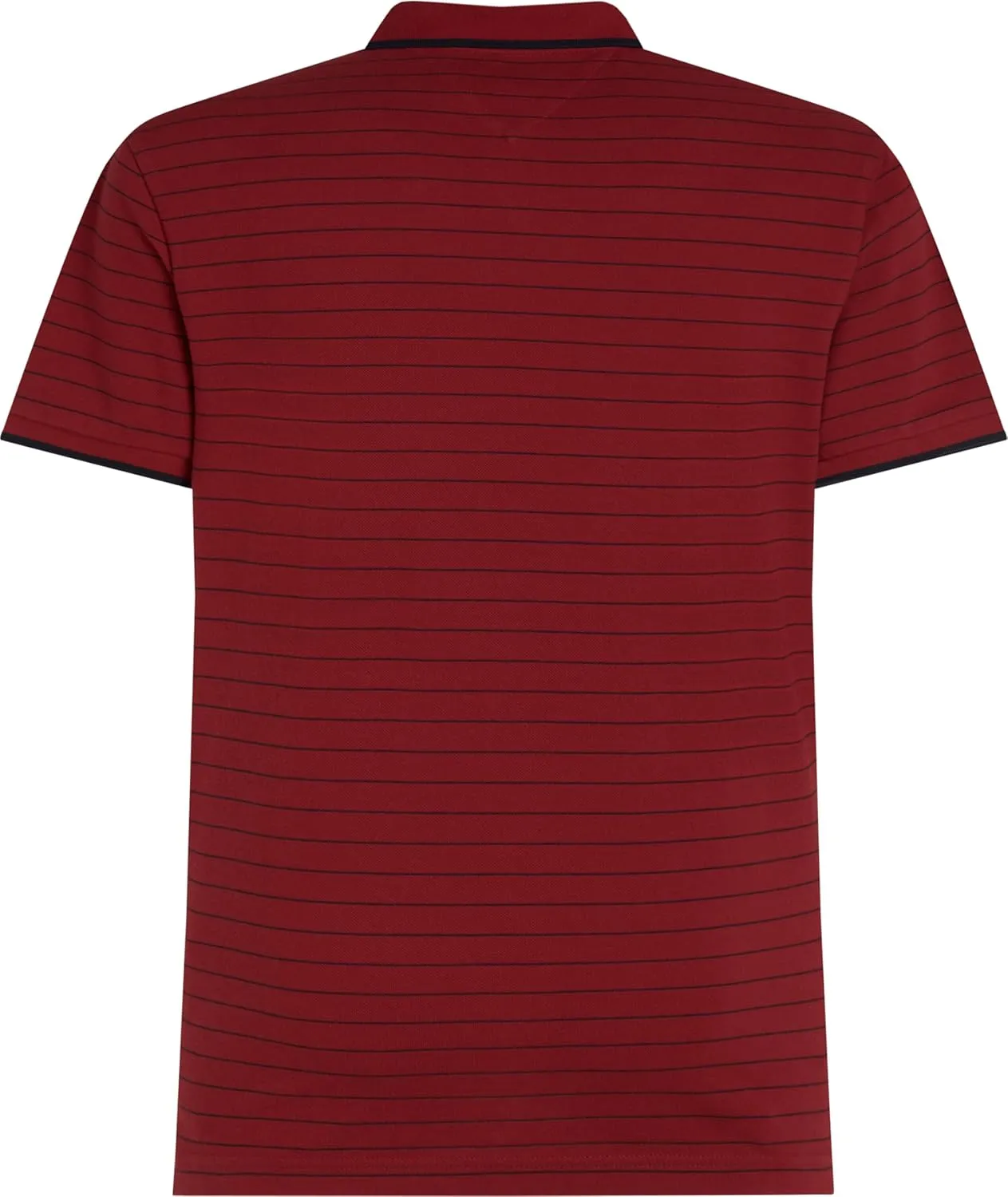 Tommy Hilfiger Men's Short Sleeve Casual Polo Shirts in Regular Fit with Stripe Designs