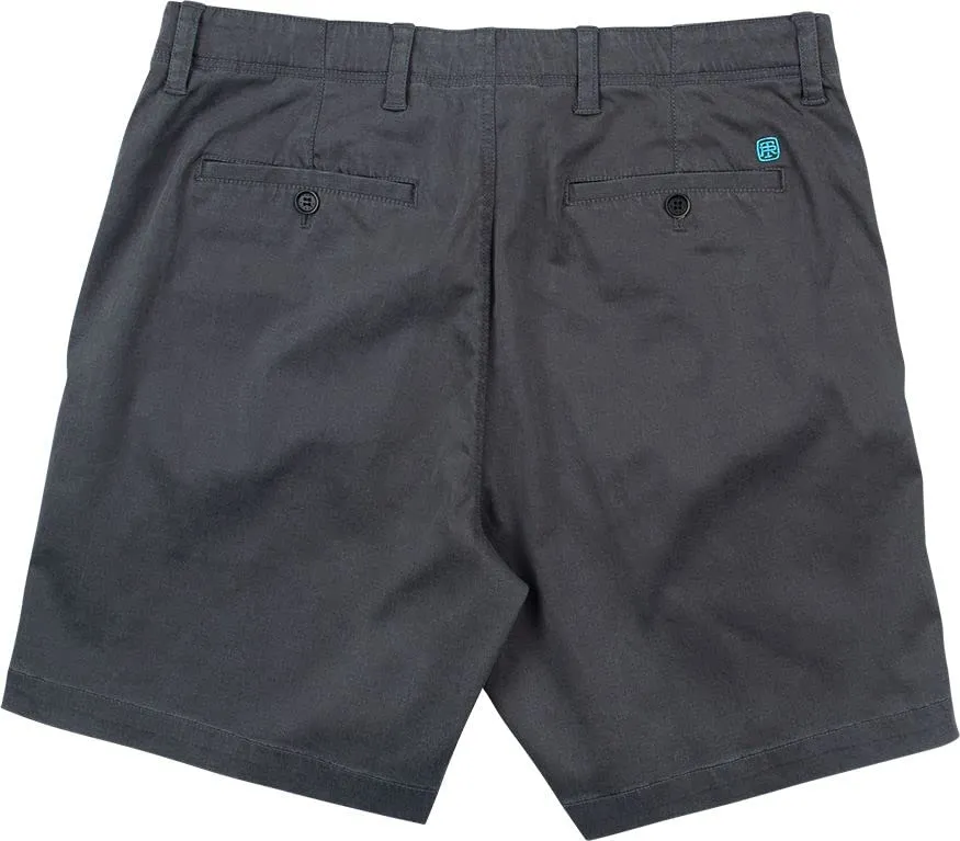 Tori Richard Men's Monte Carlo Size 34 Charcoal Quick Dry 8" Inseam Shorts