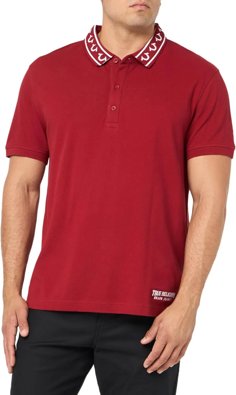 True Religion Men's Relaxed SS Polo
