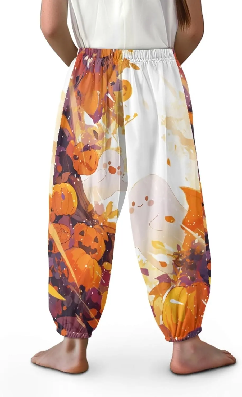 Unisex Little Kids Yoga Trousers Bohemian Beach Pants Baggy Harem Activewear for Boys and Girls Age 3-10