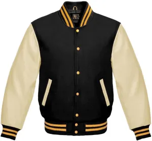 Varsity Jacket Baseball Letterman Jacket Wool and Leather All Color Hoodie & Basketball Jackets