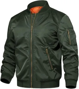 Winter Military Jacket Outwear Mens Cotton Padded Pilot Jacket Coat Casual Baseball Jackets