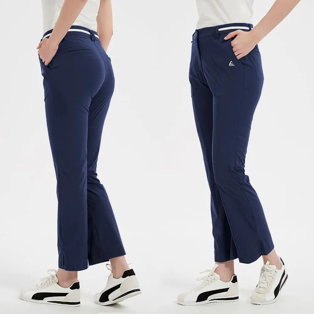 Women Golf Pants with Pockets Spring Summer 4-Way Stretch Lightweight Quick Dry Casual Pants Athletic UPF 50 