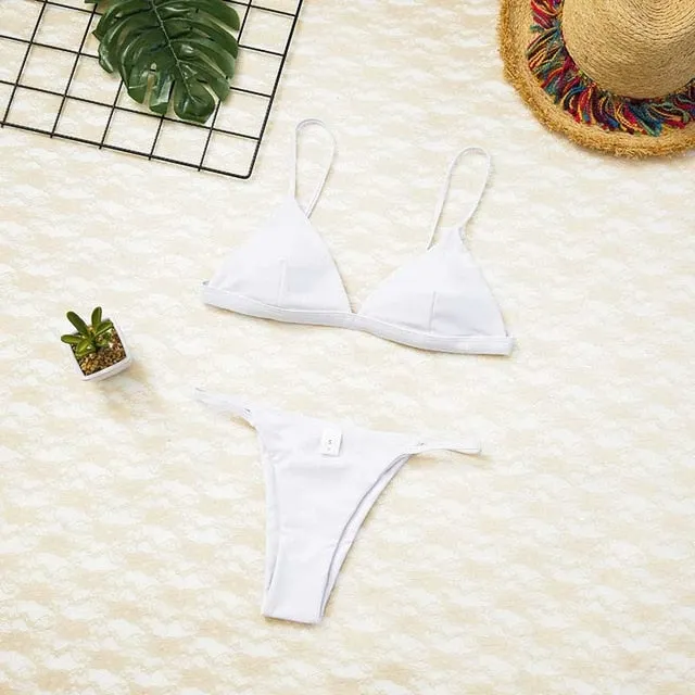 Women Swimsuit Padded Push Up Ladies Bikini