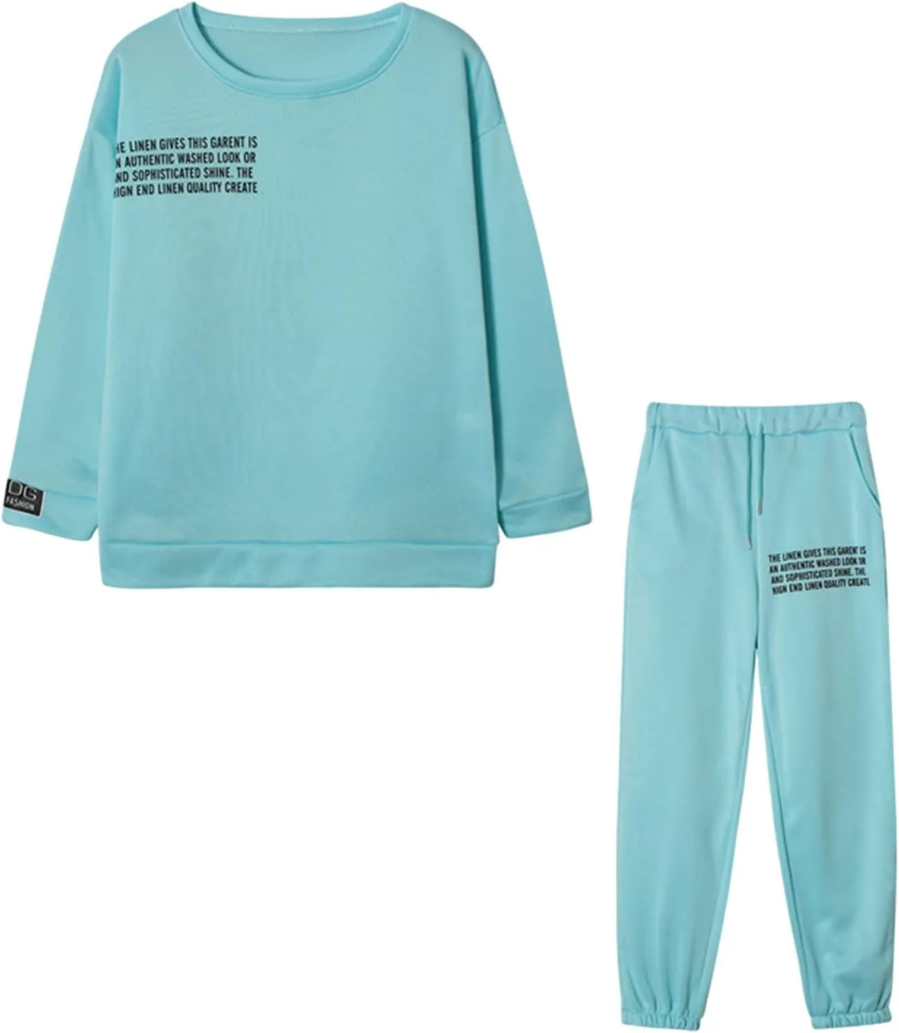 Womens 2 Piece Outfits Hoodie Sweatsuit Sets Oversized Sweatshirt Baggy Fall Fashion Sweatpants with Pockets