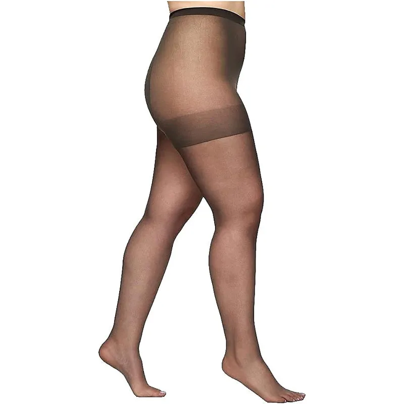 Women's All Day Sheer Non-control Top Pantyhose - Sandalfoot