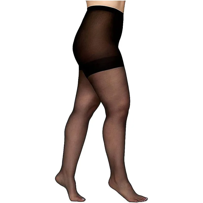 Women's All Day Sheer Non-control Top Pantyhose - Sandalfoot