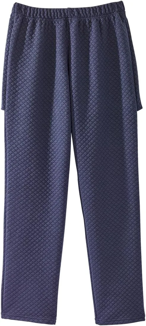Womens Assisted Dressing Adaptive Open-Back Tracksuit Pants