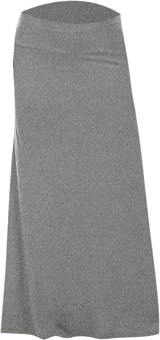 Women's Casual Ruched Stretchy High Waist A Line Skirt Flared Midi Skirt Leather Skirt for Women with Zipper