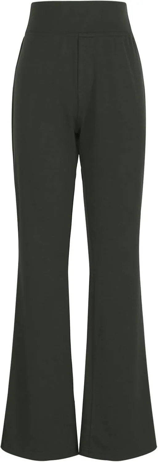 Womens Dress Pants 2025 Bootcut Business Casual Work Pants with Pockets High Waist Stretchy Trousers Slacks