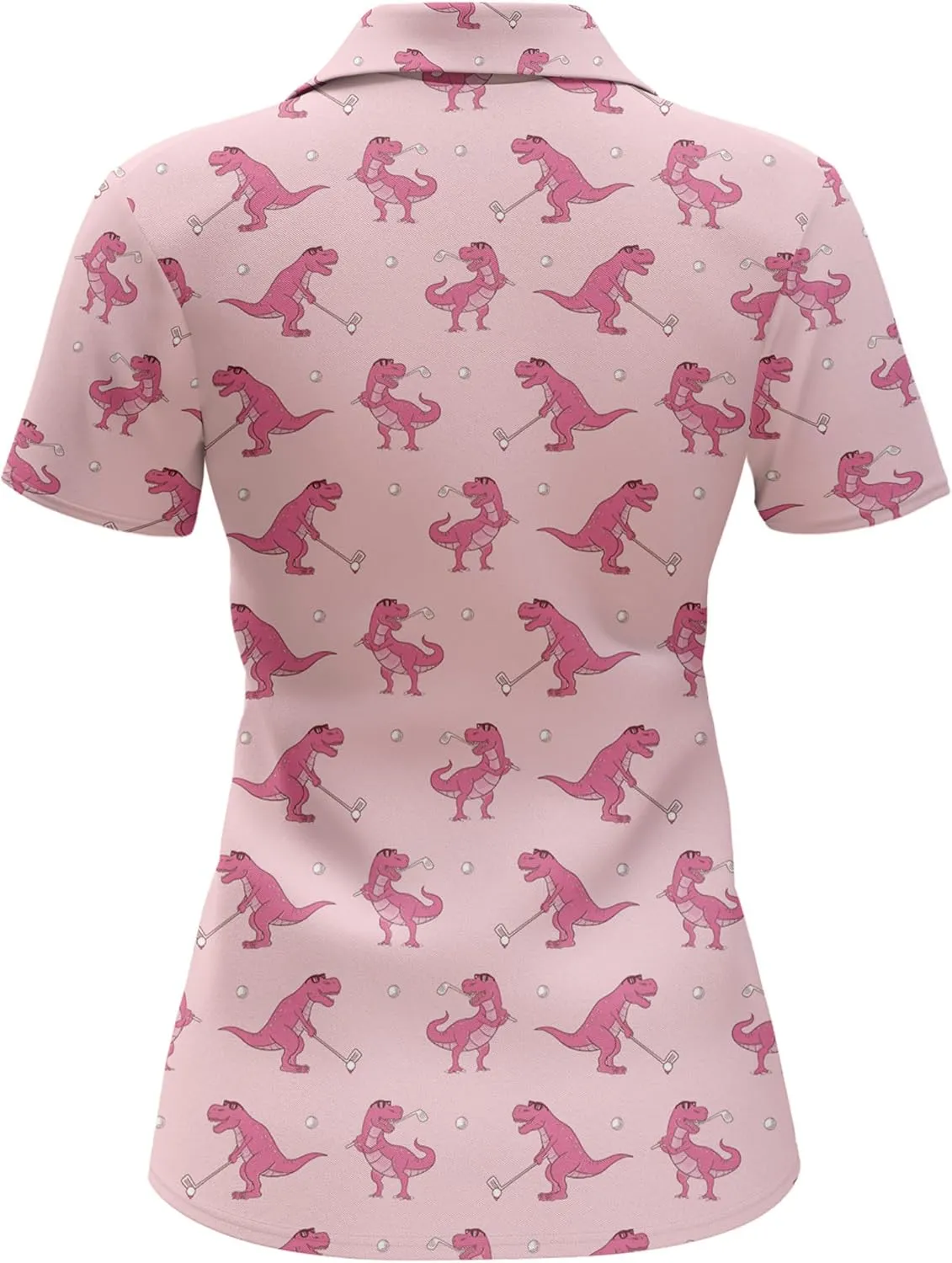 Womens Golf Shirt Funny Polo Shirts for Women Golf Outfit 3D Print Gifts