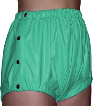 Womens Side-Slit Faux Leather Hot Pants Bodycon Silhouette with Mesh Inserts Night Out Essential